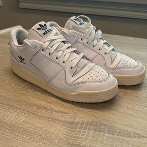 Adidas Forum 84 Low sneakers white/chalk/green sz 10